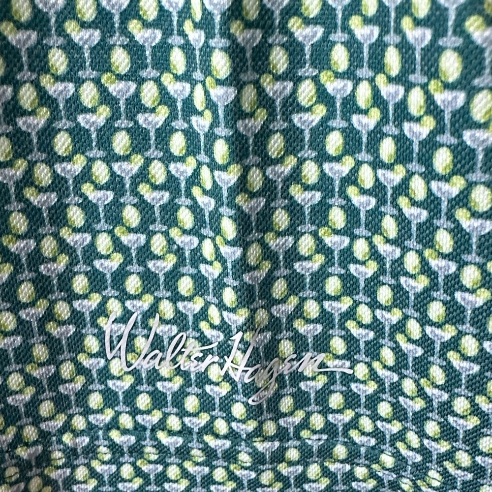 Walter Hagen Green and Yellow Patterned Polo Shirt Size XXL New! - Picture 4 of 7